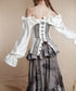 Frill Off-Shoulder Sheer Top